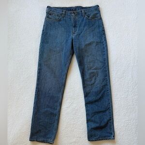 Carhartt Men’s 35x34 Blue Relaxed Fit Denim Workwear Jeans Y2K